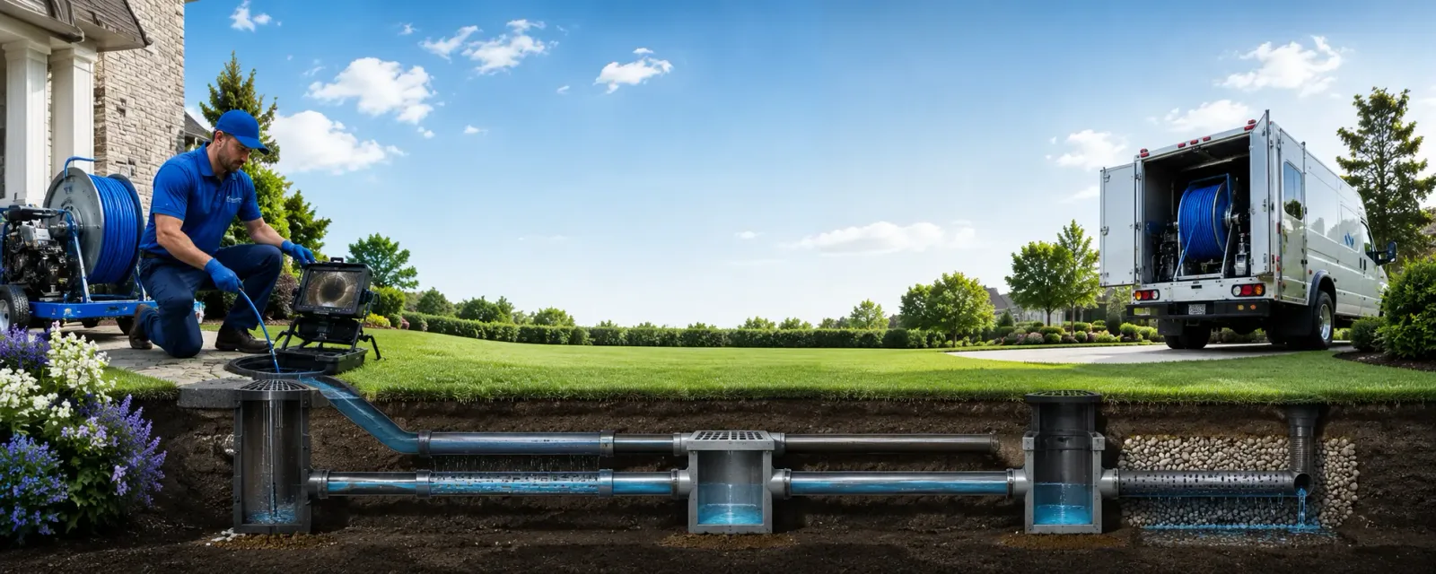 Outdoor drain cleaning information for Perry, IL